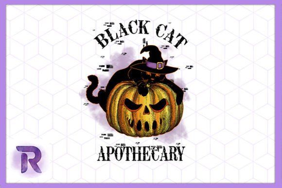 Black Cat Apothecary Halloween PNG Review