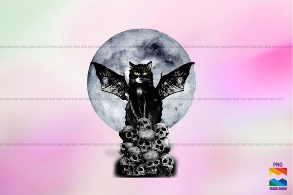 Black Cat Evil with Moon Embroidery Review