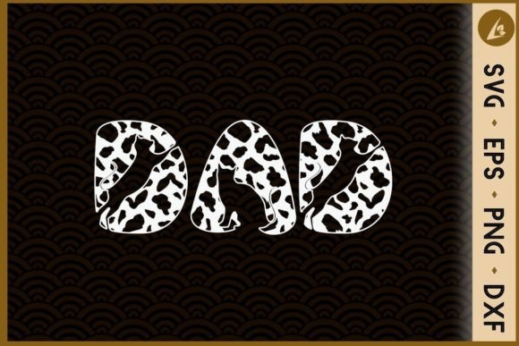 Black White Dad Cat Animal Pattern Review