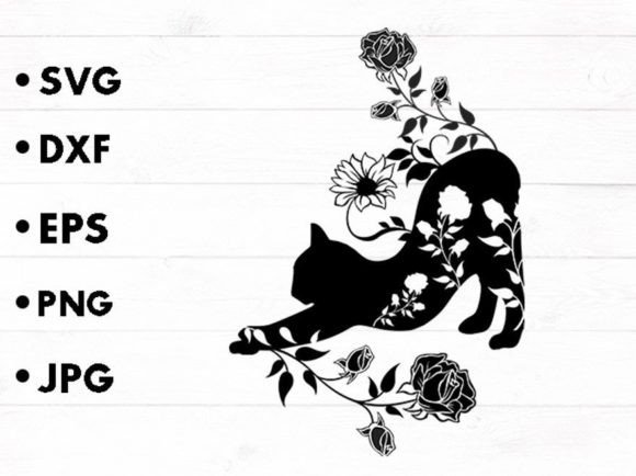 Cat Animal Flowers Embroidery Design Review
