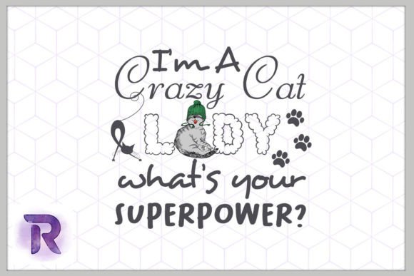 Crazy Cat Lady Cats Lover PNG Review