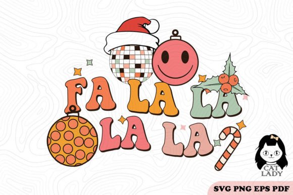 Fa La La La Christmas SVG PNG Review