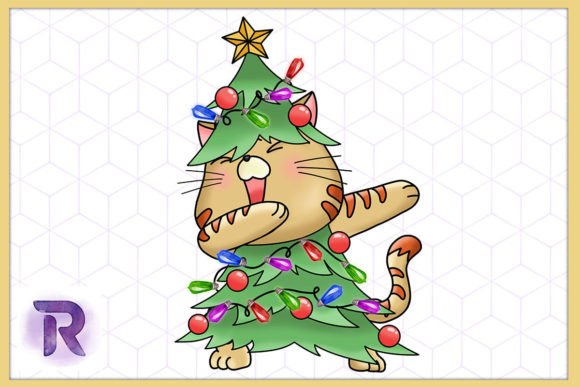 Funny Catmas Tree Cat Sublimation Review