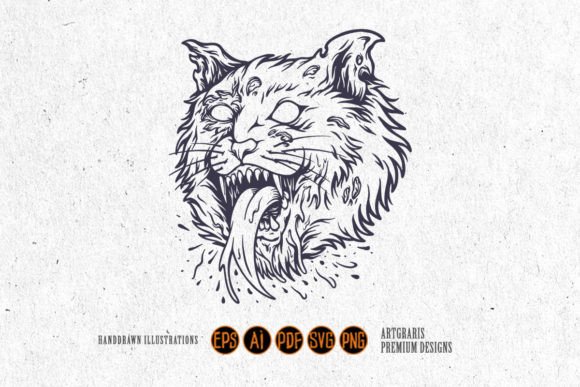 Scary Cat Monster Halloween Embroidery Design Review