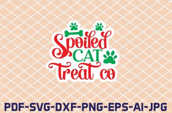 Spoiled Cat Treat Co Stickers Design Review