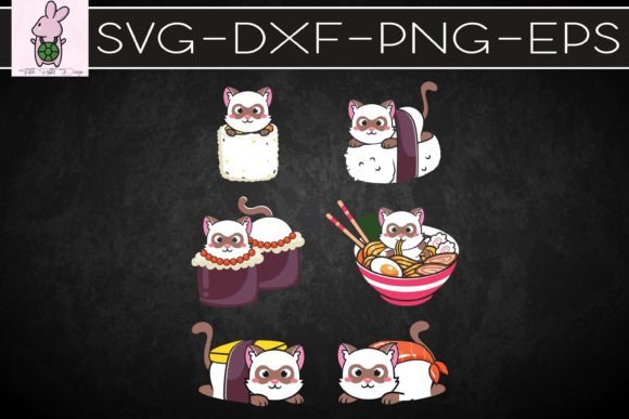 Sushi Cat Japanese Anime Kawaii Neko Embroidery Design Review